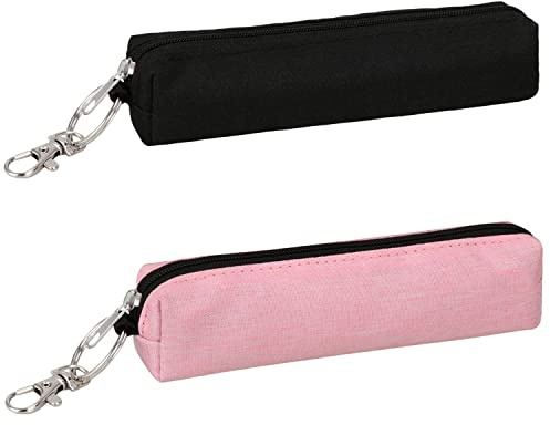 Mascara Holder Eyelash Serum Sleeve Pouch Lash Essential Holder Portable Bag With Hook Gift for Women (2pcs)