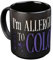 Taza Miércoles Addams, Soy alérgico al color - Taza desayuno - Taza cerámica 350ml - Taza te - Taza café - Regalos originales Wednesday, Tazas de café