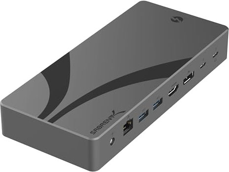 SABRENT Thunderbolt 4 Dock (14 in 1) 40Gbps Thunderbolt Dock, 60W via TB4 Host PD Charging, Laptop Docking Station Supports Dual Displays 8K@60Hz/4K@144Hz, GbE, Audio & SD/TF Card Reader (DS-T4MF)