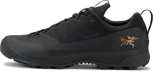 Arc'teryx Konseal GTX Women's | Waterproof Approach Shoe for Rugged, Technical Terrain | Black/Black, 9
