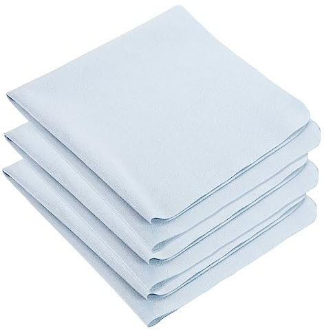 DOITOOL 3 Pièces Chiffon D'essuyage Lentilles Lingettes Lunettes Nettoyeur Chiffon De Nettoyage Polyvalent Nettoyage De Nettoyage Optique Chiffon De La Lentille Blue Fibre Superfine