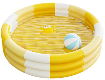 Piscina Hinchable para Niños - Piscina Infantil Portátil,Juguete Acuático Infantil Resistente para Baño En Exterior Interior Jardín Camping