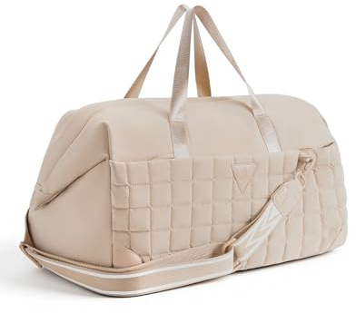 Arxus Bolsa Deporte Mujer - Plegable Bolso de Viaje Carry-On Luggage para Fin de Semana con Bandolera, Ligera Bolso de Mano Hombre para Deportiva Gimnasio con Bolsillo Impermeable | Bolsa de equipaje de mano con correa para el hombro para viajes de fin de semana
