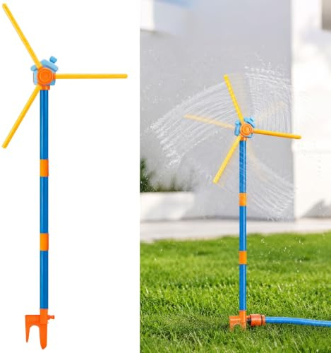 Aspersor cuadrado para césped, grandes superficies con base de plástico, riego de jardín, aspersor para sistemas de riego, aspersor de agua para césped, plantas (A)