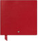 Montblanc Notebook 116521 Fine Stationery #146 – Liniertes Notizbuch aus Leder mit Softcover in DIN A5 – Farbe: Red – 192 Seiten