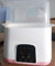 Baby Bottle Sterilizer 2 in 1 Baby Bottle Heater Steam Sterilizer with Quick Defrosting LCD Display Baby Food Heater Warm Function Space for 2 Bottles of Breast Milk Or Baby Milk