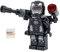 LEGO Superheroes: War Machine Minifigure with Shoulder Cannon, Blaster, and Grey Cape (James Rhodes)