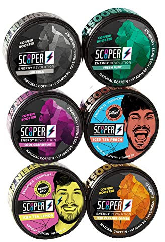 SCOOPER Energy | Energy Revolution | Blanda din egen SCOOPER box | + BMB doftträd (alla 6 sorter + 1 gratis)