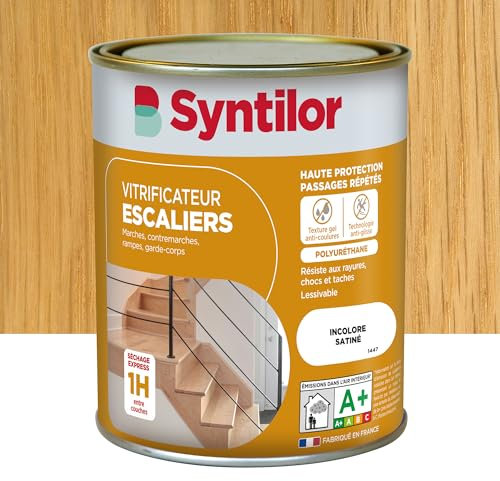 Syntilor - Vitrificateur Escalier Incolore Satiné 0.75L