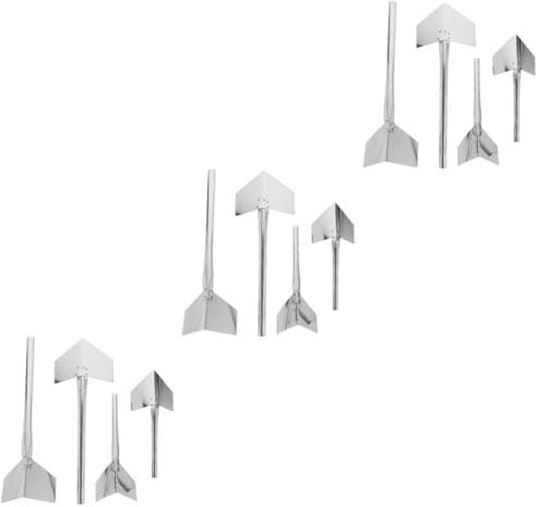 3 Sätze Winkelabzieher Zisterne Eckkelle Beton Kleine Ecktrockenkelle Eckenkelle Aus Metall Trockenbau Eckwerkzeug Außen Trockenbau Kelle Rostfreier Stahl Silver 4 Stück * 3 DOITOOL