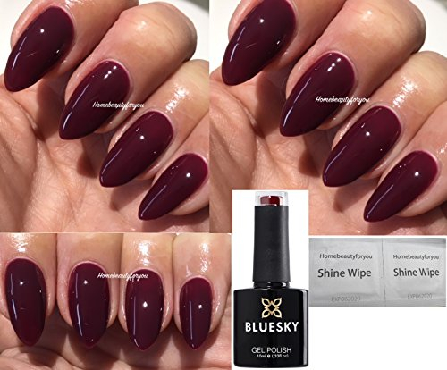 Bluesky Vampy Berry Dark Cherry Burgundy BP11 Nail Gel Polish UV LED Soak Off 10ml