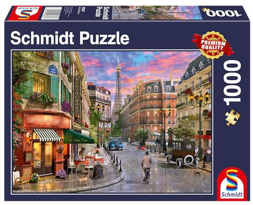 Schmidt Spiele 58387 Straße zum Eiffelturm, 1000 Teile Puzzle