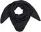 styleBREAKER Damen XXL Strick Dreieck Schal einfarbig leicht meliert, Dreiecktuch, Winter Schal warm weich, Tuch 01017128, Farbe:Schwarz