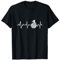 Waldhorn Herzschlag Geschenk Instrument Hornspieler T-Shirt