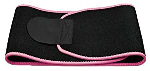 TopHomer Ryggstödsstöd, rosa justerbart ländryggsstöd bälte kroppsstöd sportutrustning för löpning, fitness och cykling - 95 x 20 cm