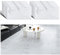 VEELIKE PVC Boden Marmor Weiß Vinylboden Selbstklebend Bodenfliesen PVC Bodenbelag Küche Wasserfest Fliesenaufkleber Boden Bad PVC Fliesen Garage Küchenfliesen Schlafzimmer 1.5mm 60cm×30cm 24 Stück
