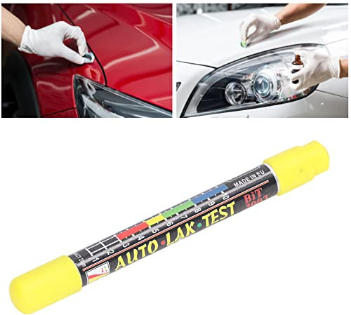 Penna per Test Rivestimento Auto, Misuratore di Spessore Vernice, Punta Magnetica, Misurazione Rapida e Accurata,Batteria Necessaria, Impermeabile per Veicoli Sporchi e Piovosi