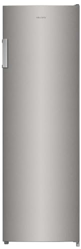 electriQ 206 Litre Frost Free Freestanding Freezer - Stainless Steel