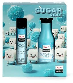 Aquolina Cofanetto Zucchero A Velo - Sugar Ville - Hair Perfume 100 Ml + Bagno Doccia 250 Ml