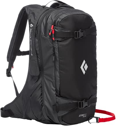 Black Diamond JetForce Pro Split Pack 25 Lawinenrucksack, Black, S/M