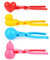 Diealles Shine Schneeballzange, 4 Stück Schneeball Former, Zufällige Farbe Sandball Maker Sandspielzeug, Schneeformen Clip für Kinder Sommer Winter Spaß