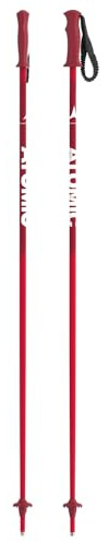 ATOMIC Unisex ungdom AMT Jr Alpine Poles, röd, 85