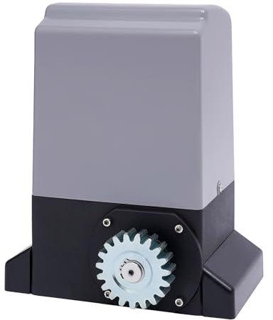 Schiebetorantrieb, 750W Elektrischer Schiebetorantrieb, Torantrieb Schiebetor, Schiebetor Automatischer 4400lbs Zahnstangenantrieb Mit 2 Fernbedienungen & Komplettset