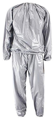 Wresetly Pesante Dovere Fitness Peso Perdita Sudore Sauna Completo da Uomo Esercizio Palestra Anti- Riposa in Pace - XXXL
