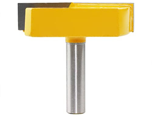 Fraise à Feuillure à Tige de 1/2, Tête de Coupe en Acier allié, Fraise à Bois pour Bois Massif, contreplaqué, Cadre de Porte en Bois, Cadre de Fenêtre en Bois