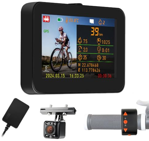 VSYSTO Cykelspegel, 4,3 HD backkamera