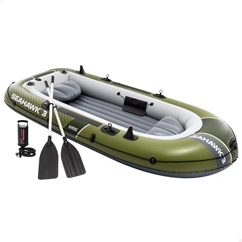 Intex Seahawk 66333NP Lot de 3 Bateaux gonflés 295 x 137 x 43 cm