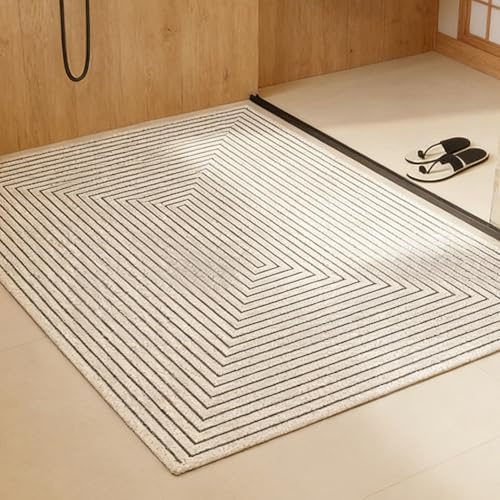 Halkfri duschmatta 60x90cm Antihalkmatta dusch med dräneringshål, snabbtorkande PVC-luffa badmatta för badkar och våta ytor