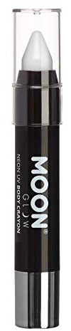 Moon Glow - Neon UV Paint Stick Body Crayon for the Face & Body – White