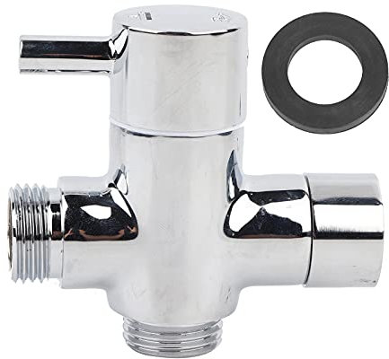 Válvula de Desvío de Cabezal Ducha G1/2 Accesorios Ducha de Desvío Brazo Ducha de Latón para Cabezal Ducha Mano y Cabezal Rociador Fijo