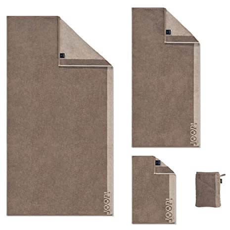 Joop! Handtücher Tone Doubleface 1689 Sand - 37 Duschtuch 80x150 cm