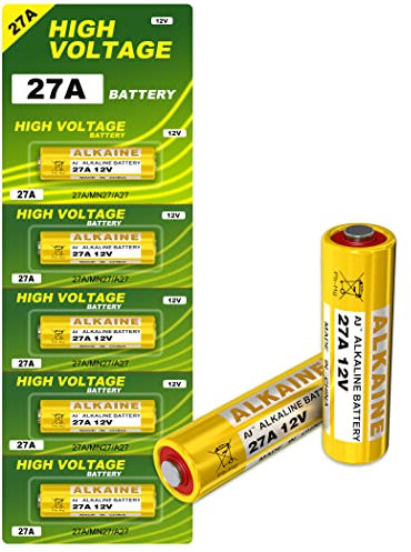5PCS 27A 12V Alkaline Batteries V27A LR27A MN27 L828 A27 12V Battery Pack of 5