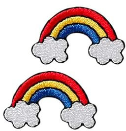 Mono Quick Applikationen - Kids and Hits - aufbügelbar Regenbogen