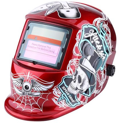 Automatisch Verdunkelnder Schweißhelm mit Großer Abdeckung und UV-IR-Schutz für den Schiffbau, Arc Tig Mig Mask Grinding Welder Protection Tool