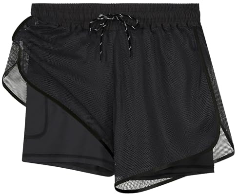 APTRO Pantalones Cortos Mujer,Bikini Deportivo Mujer Shorts de Protección UV para Playa,Tiempo Libre Yoga Verano Gimnasio