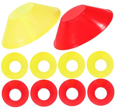 KICHOUSE 20stücke Mini Trainingskegel Für Fußball Agility-Training Und Inline-Skating Flexible Markierungshütchen Für Outdoor-Spiele Sicher Und Tragbar Für Technikübungen