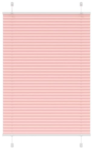 ROMHZKS Plissee Rosa 95x100 cm Stoffbreite 94,4 cm Polyester Moderner Sonnenschutz und Sichtschutz für Zuhause