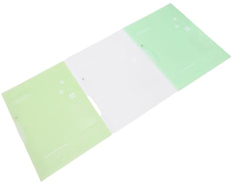 LiebeWH Couverture de Rapport avec Clamp/Holder Dossier en PP épais pour Papier au Format A4 et Lettre Capacité de 40 Feuilles Ensemble de 3 pour le Bureau, L'école, le Travail à Domicile Dossier en