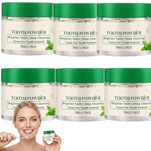 Polvere di sbiancamento dei denti potente e delicato per la pulizia e la lucidatura dei denti. Rimuove efficacemente il tartaro, rinforza i denti e le gengive, assicura l'alito fresco adatto per la