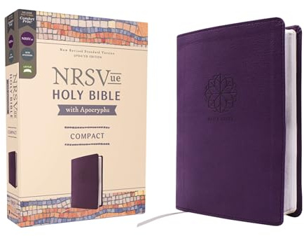 Holy Bible: New Revised Standard Version Updated Edition, With Apocrypha, Purple, Leathersoft, Comfort Print