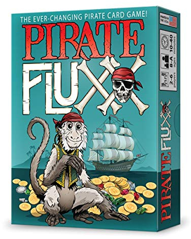 Looney Labs | Pirate Fluxx Card Game - Ever-Changing Pirate-Themed Fun | English