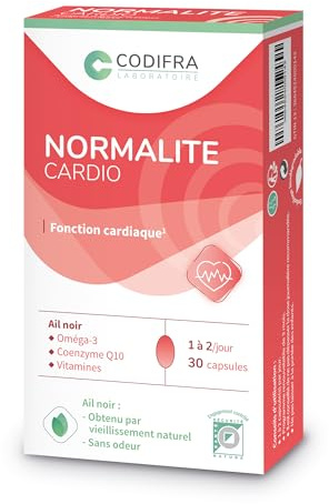 Codifra Normalite Cardio Ail Noir Oméga 3 30 capsules