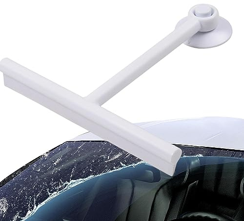 Tergivetro Doccia Per Porte In Vetro | Tergivetro per doccia con punta morbida in TPE,Tergivetro multiuso, detergente per porta doccia, tergivetro doccia con ventosa per pareti doccia Rianpesn