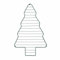 Zenker Christmas Cooling Rack, Christmas Tree Shape, Non-Stick Coating, Wire Baking Rack, Cooling Tray for Cakes Cookies and Food, Xmas Theme, Green, 40.5x25.3x1cm