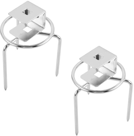 HIAKDOFT 2pezzi Forchette Rotanti in Acciaio Resistente Per Pollo Arrosto Barbecue Da Cucina Grigliata Pesce Carne Utensili Forno Accessori Cottura