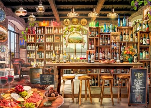 bluebird Puzzle The Wine Tasting Room - 500 Teile